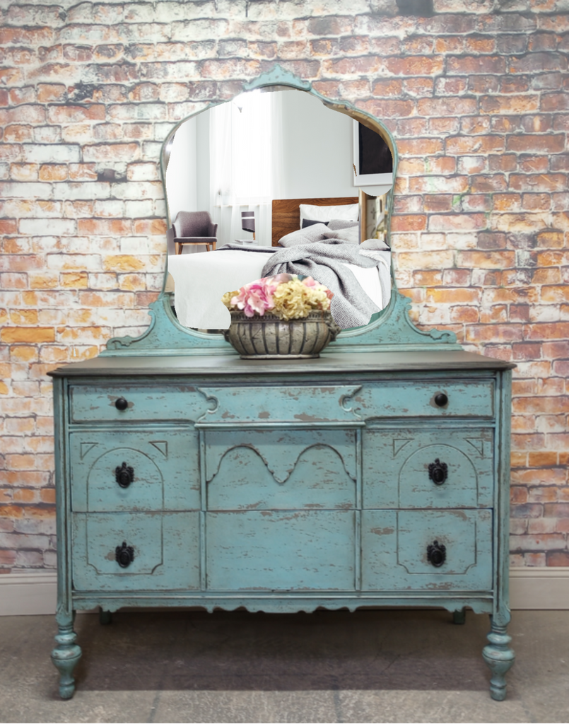 Paul 1940 Circa Dresser with Mirror Paul 1940 Circa Dresser with Mirror