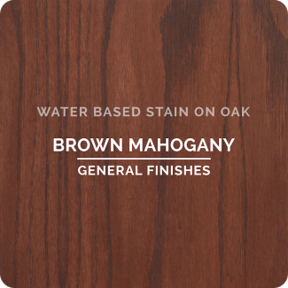P Brown Mahogany Water Based Stain Pint