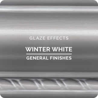 P Winter White Glaze Effects