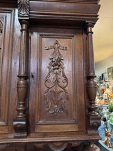 Lisa Wihelminian Style Oak Buffet Circa 1880