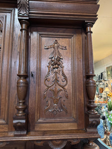 Lisa Wihelminian Style Oak Buffet Circa 1880