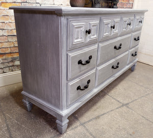 Paul Oak Triple Dresser