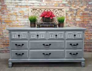 Paul Oak Triple Dresser