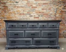 Paul Vintage Cottage Style Triple Dresser
