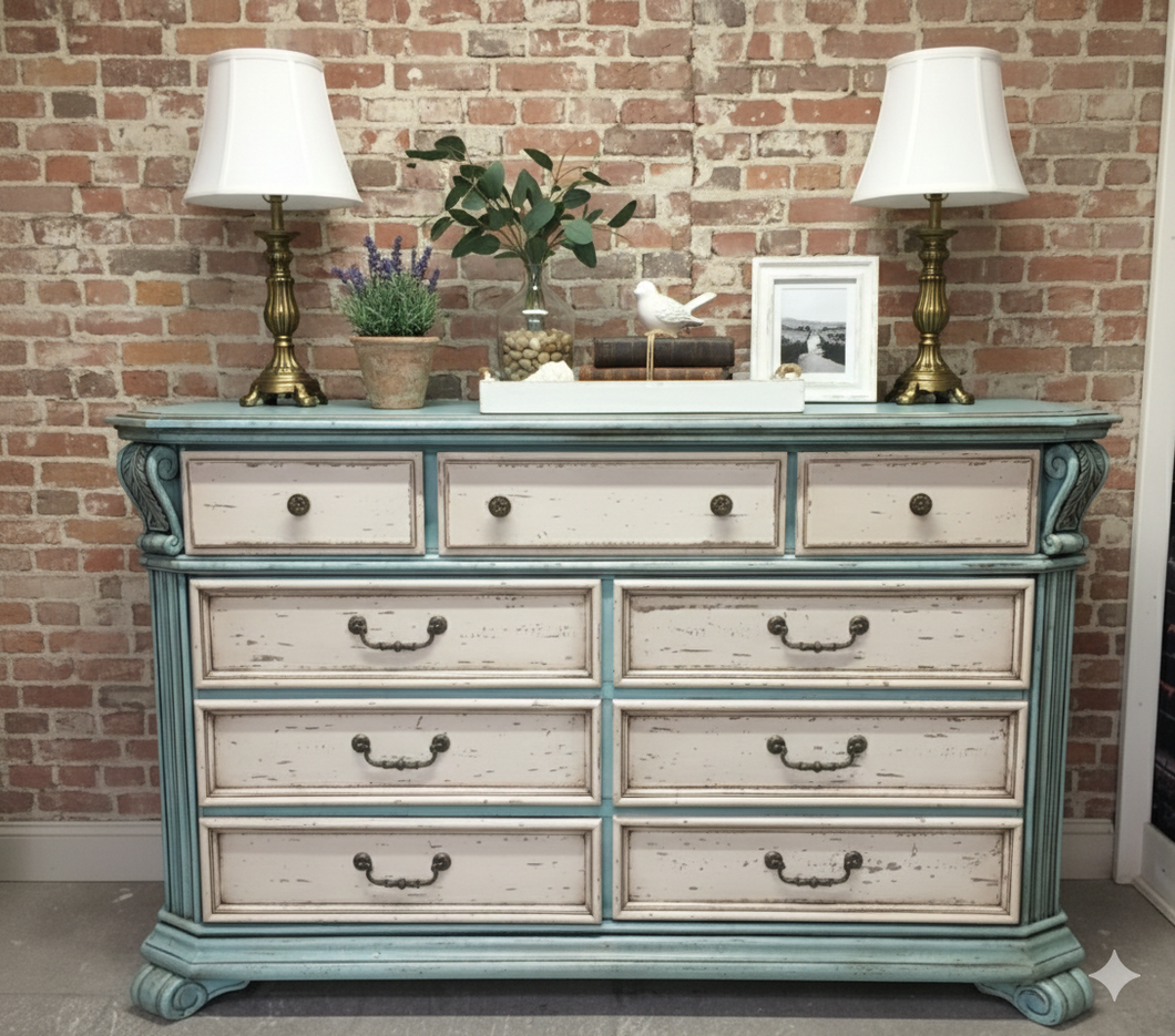Paul Vintage Broyhill Double Dresser – Walnut Street Marketplace