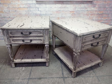 Paul S/2 Vintage cottage Style End/side Tables