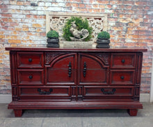 Paul Red Vintage Style Dresser