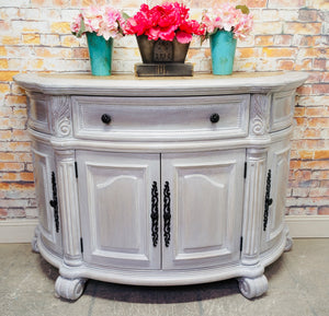 Paul Vintage Demilune Buffet/Cabinet