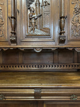 Lisa Wihelminian Style Oak Buffet Circa 1880