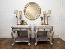 Paul S/2 French Provincial Style End Tables