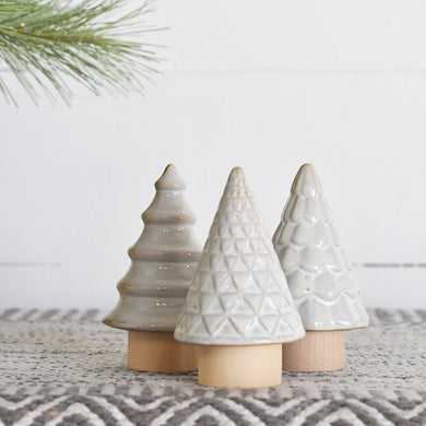 HD S/3 MINI CERAMIC TREES  HXDC21016