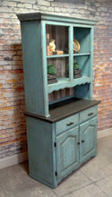 Paul Vintage Cottage Style Cabinet with Hutch