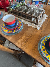 Lisa Amish Made Solid Oak table with 8 Chairs