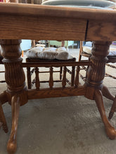 Lisa Amish Made Solid Oak table with 8 Chairs