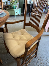 Lisa Amish Made Solid Oak table with 8 Chairs