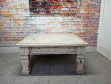 Paul Vintage Cottage style Square Coffee Table