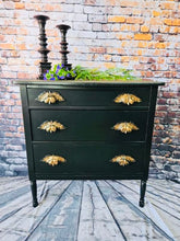 Kay Black Three Drawer Dresser