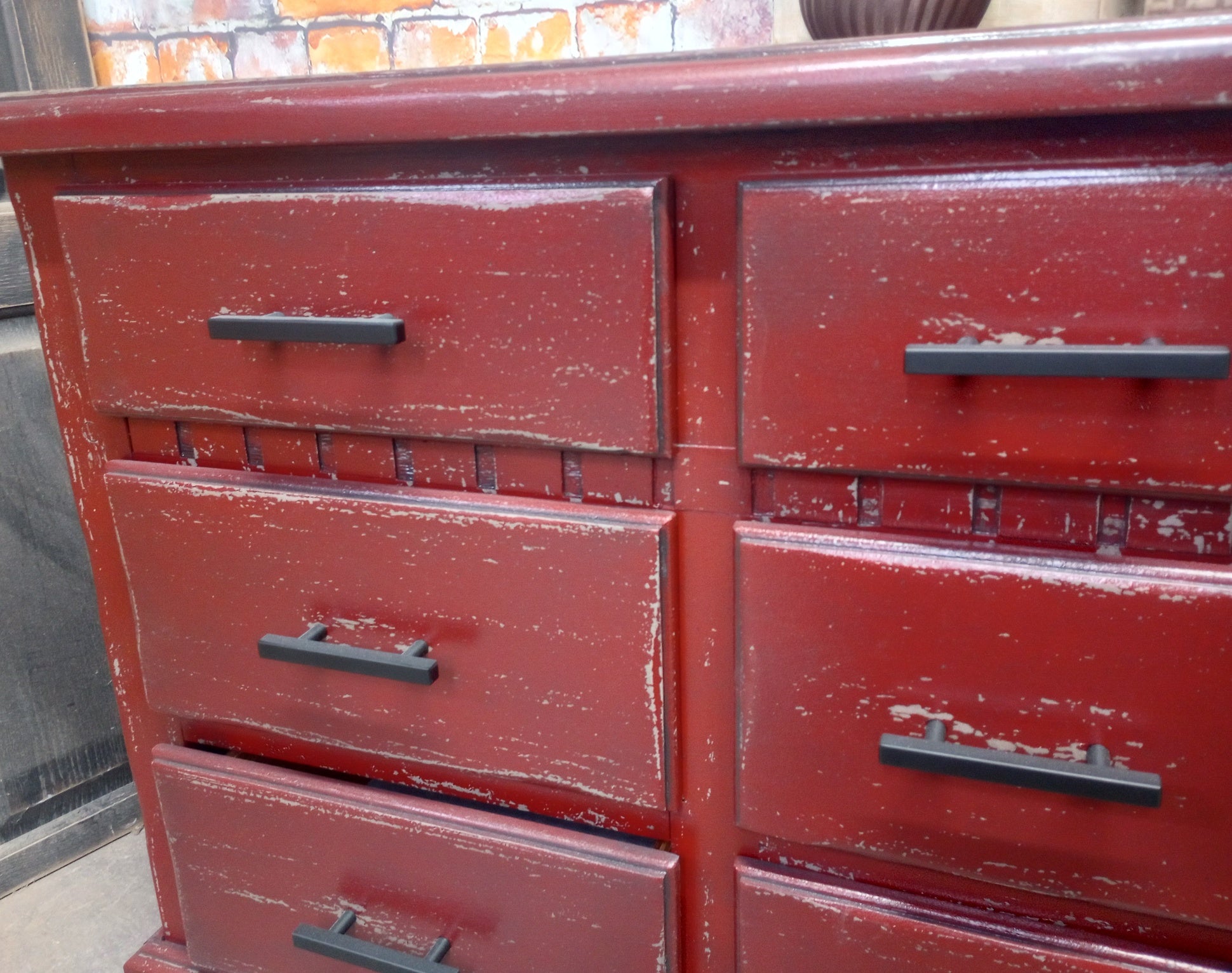 Paul Vintage Style Triple Dresser – Walnut Street Marketplace Paul Vintage Style Triple Dresser – Walnut Street Marketplace