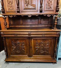 Lisa Wihelminian Style Oak Buffet Circa 1880