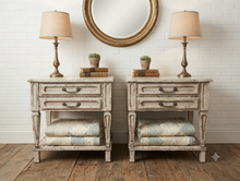 Paul S/2 Vintage cottage Style End/side Tables