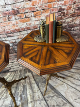 Lisa S/2 Wood Octagon Side Tables