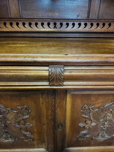 Lisa Wihelminian Style Oak Buffet Circa 1880