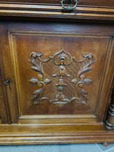 Lisa Wihelminian Style Oak Buffet Circa 1880