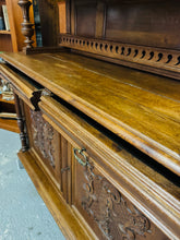 Lisa Wihelminian Style Oak Buffet Circa 1880