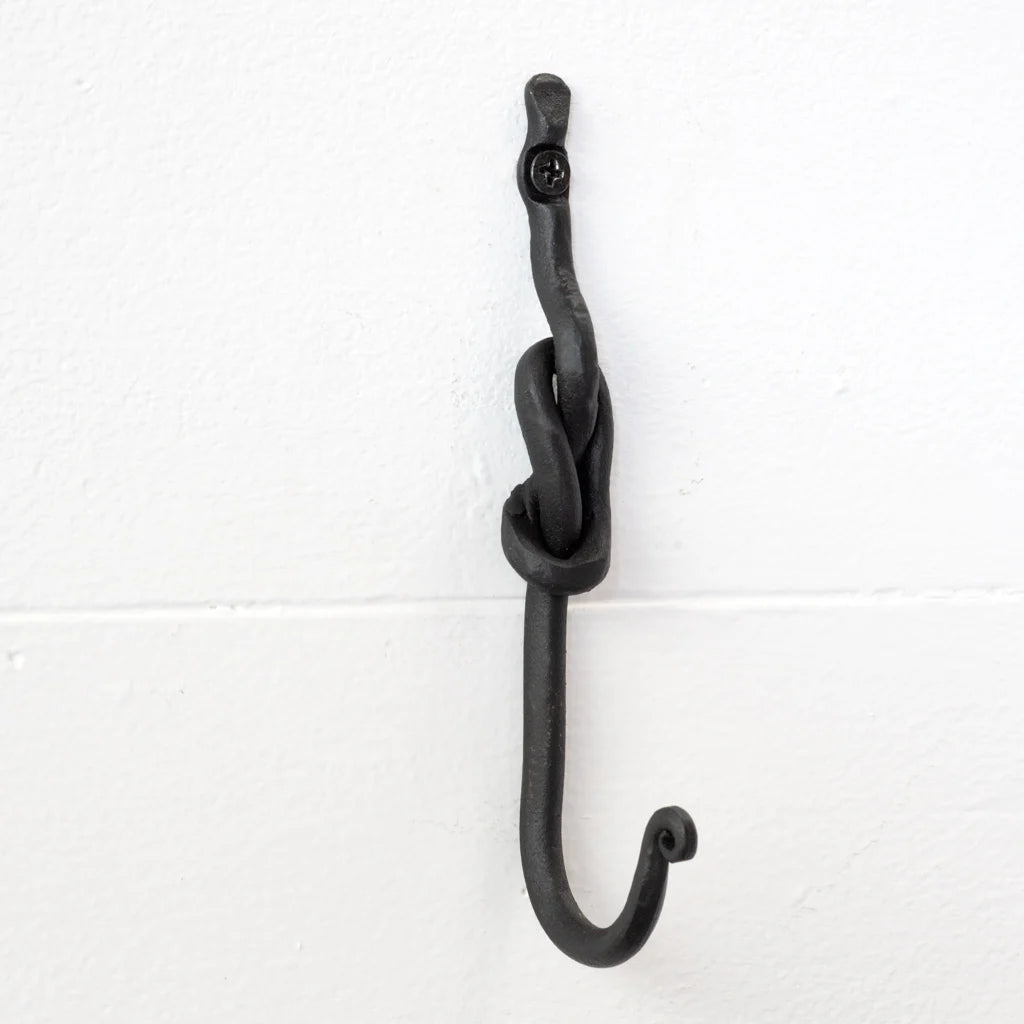 HD BLACK KNOT WALL HOOK PDES008