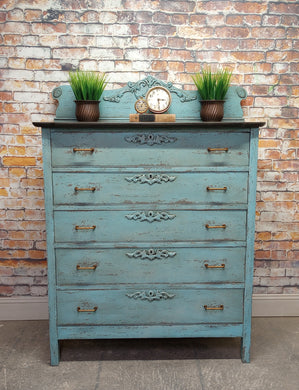 Paul Vintage Cottage Style Chest of Drawers