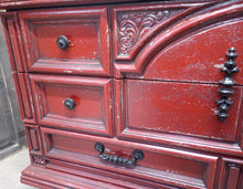 Paul Red Vintage Style Dresser