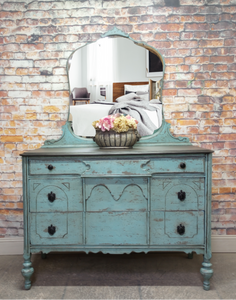 Paul 1940 Circa Dresser with Mirror – Walnut Street Marketplace Paul 1940 Circa Dresser with Mirror – Walnut Street Marketplace