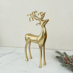HD 14" GOLD STANDING DEER  PDDIV23-007