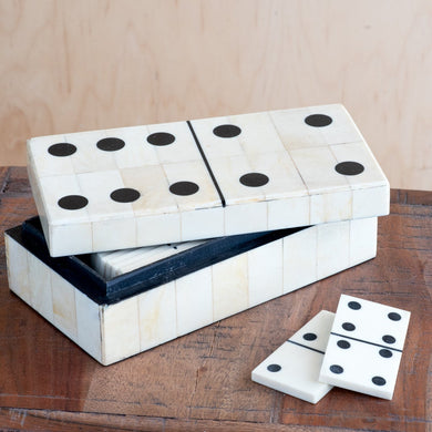 HD RESIN DOMINO BOX W/DOMINOES PDTU02