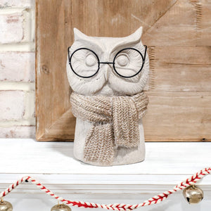 HD 8.25″ EYEGLASS OWL VASE PDCP2407