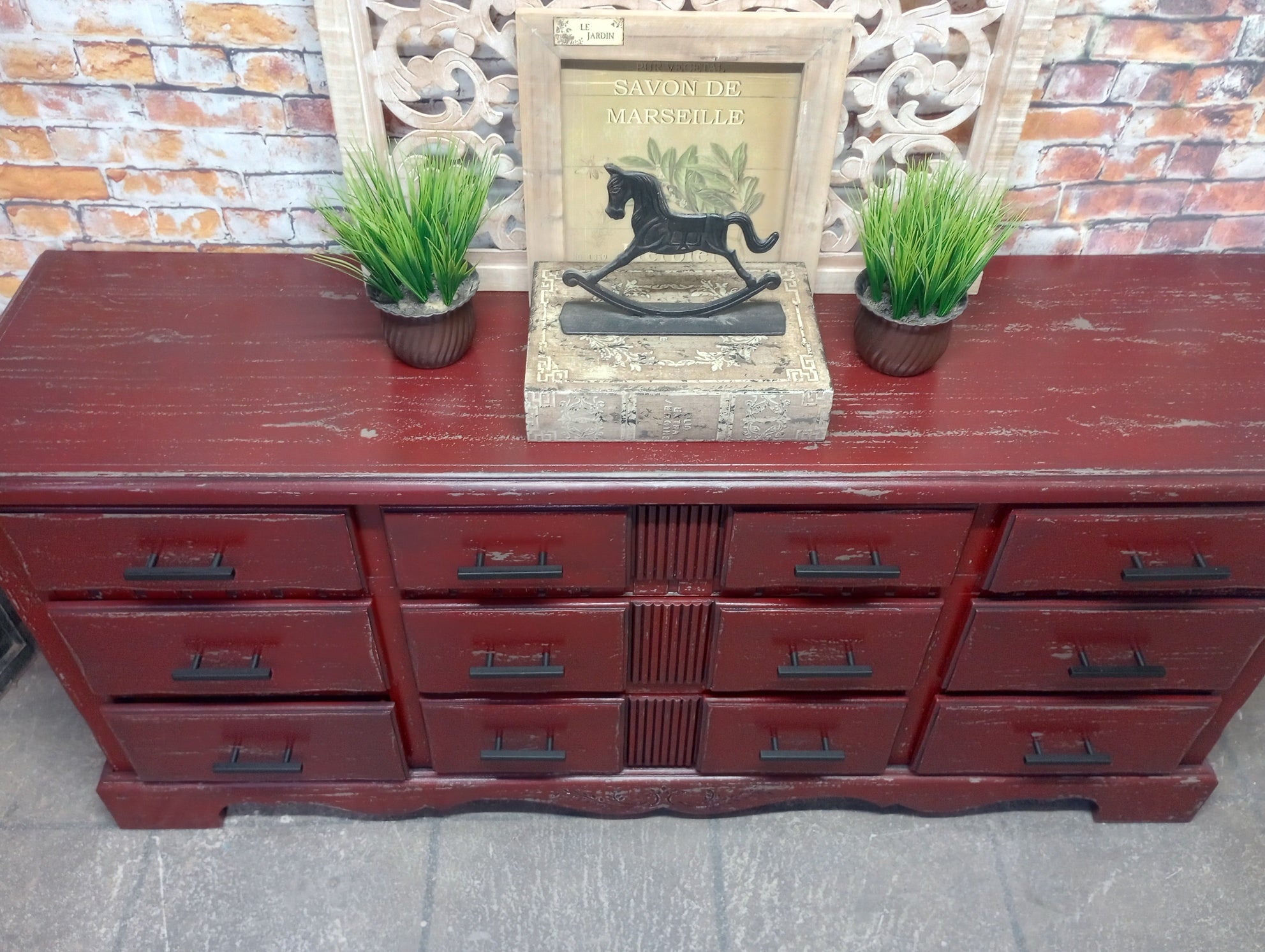 Paul Vintage Style Triple Dresser – Walnut Street Marketplace