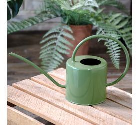 HD LAUREL GREEN MODERN METAL WATERING CAN. PDNJK05