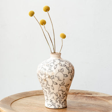 HD 7.7″ HEIRLOOM PLUM VASE PDEX021