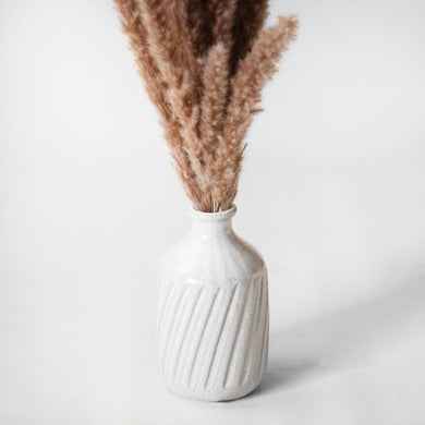 HD 7.7″ SIDE STRIPE WHITE VASE PDGY-076