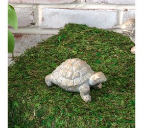 HD 4.5" GOLD WASH GARDEN TURTLE. PDCLC14