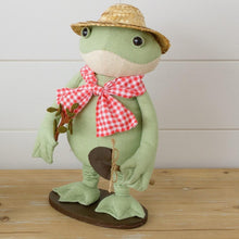 STANDING FROG WITH SHOVEL  5D5373