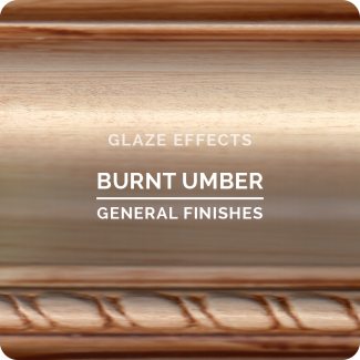 P Burnt Umber Glaze Effects