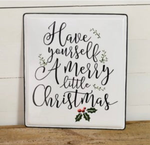 Merry Little Christmas Sign HX1831002