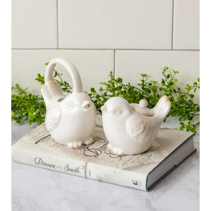 Ceramic Birds - Cream And Sugar 8PT1423