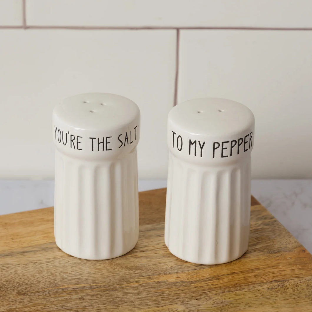Salt And Pepper Shaker - Salt To My Pepper 8PT1212
