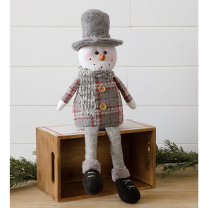 HD Snow Buddies - Snowman Sitter With Top Hat 7D5296