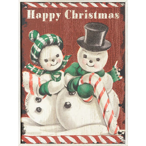 HD Wall Hanging - Vintage Snow People 7WH910