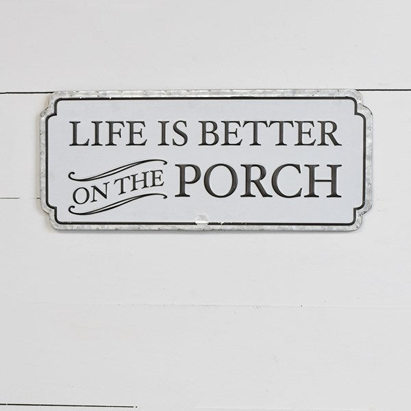 BETTER PORCH TIN SIGN