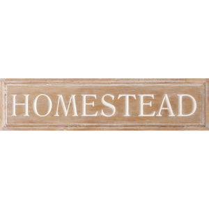 HD Carved Sign - Homestead : 8W3377