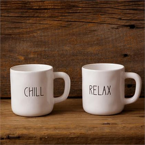 "Ceramic Mugs - Relax, Chill" Item #: 8PT1161